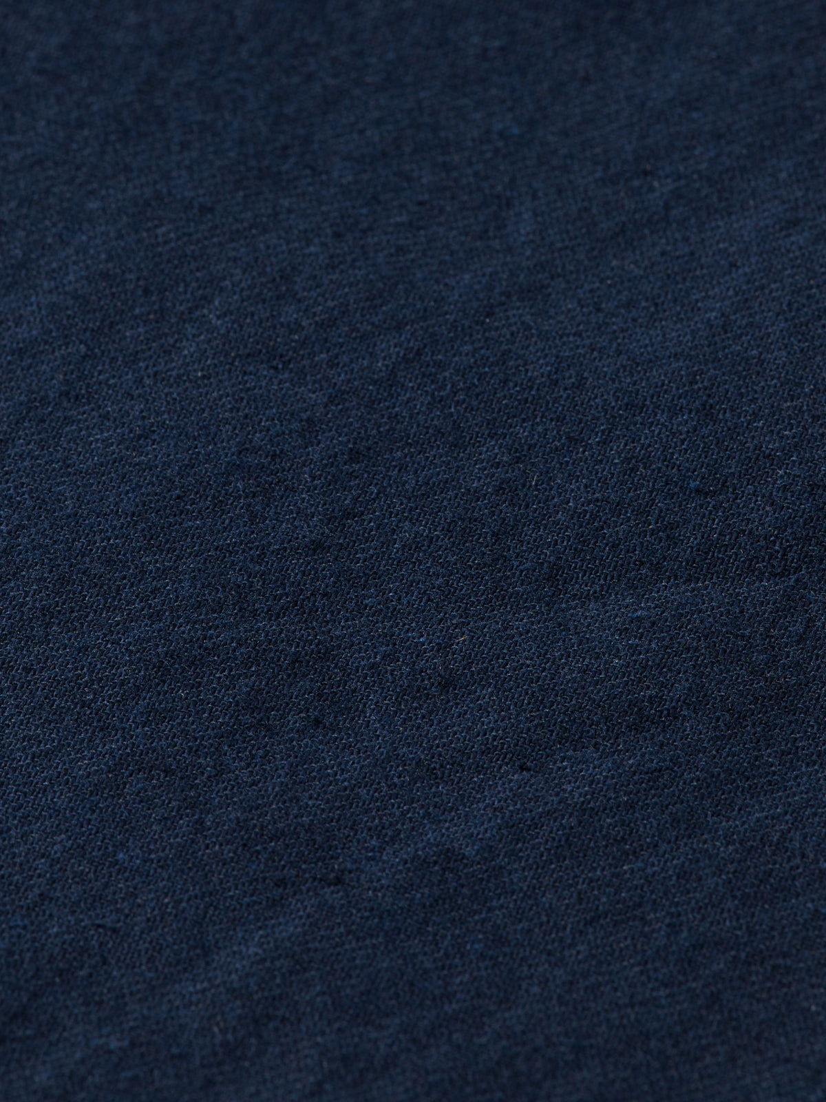 Bermuda en sergé de coton et lin Core Fave - Bleu marine-6