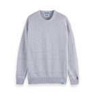 Lavender Melange Dropped Shoulder Sweaters