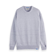 Lavender Melange Dropped Shoulder Sweaters