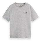 Grey Melange Bonded Loose Fit T-Shirt