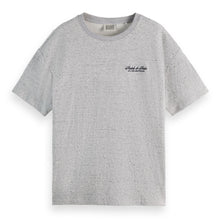 Grey Melange Bonded Loose Fit T-Shirt