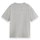 Grey Melange Bonded Loose Fit T-Shirt