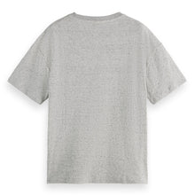 Grey Melange Bonded Loose Fit T-Shirt