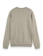 Denim Washed Artwork Sweatshirt - Grey Melange