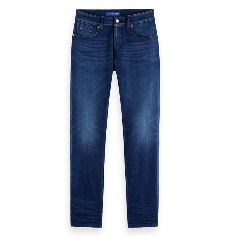 Ralston Regular Slim Jeans - Abstract Blue
