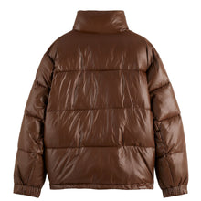 Lacquer Puffer Jacket - Demitasse