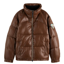 Lacquer Puffer Jacket - Demitasse