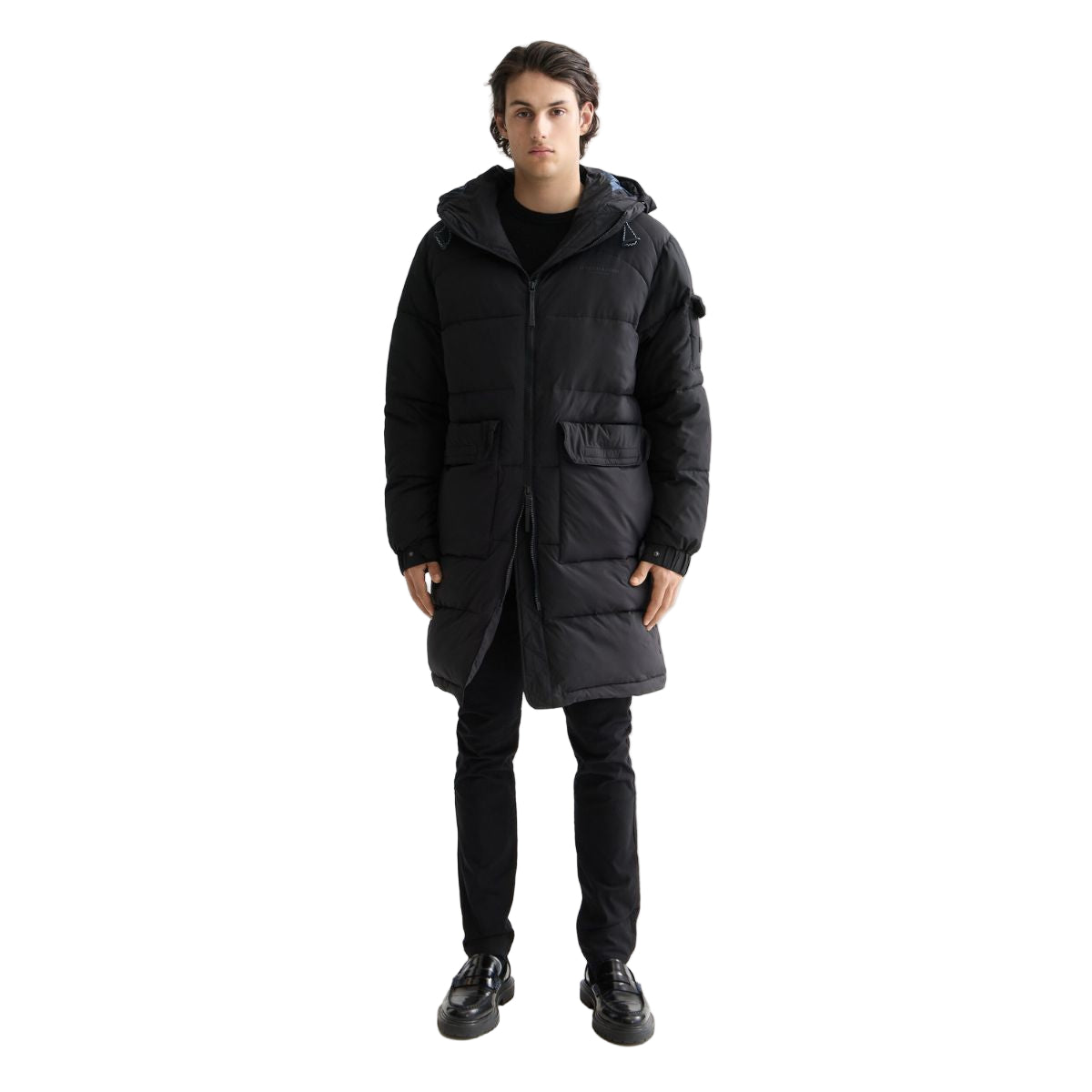 Long Puffer Jacket - Meteorite