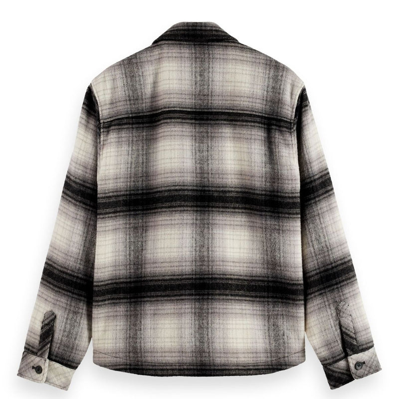 Check Overshirt - Dark Grey Check