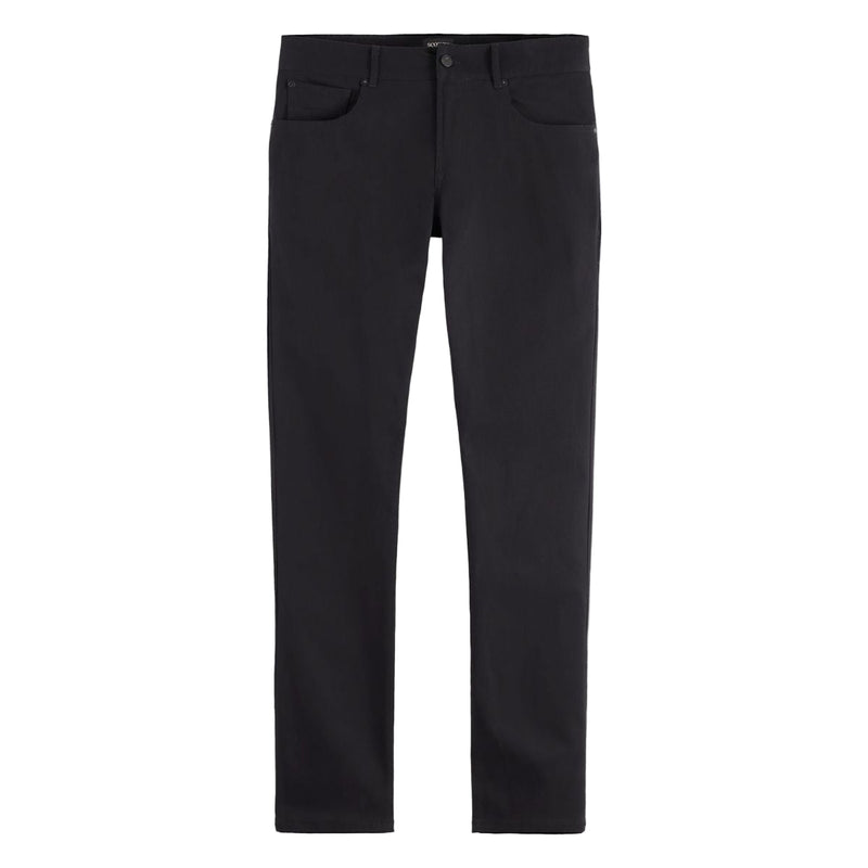 Ralston Cotton Regular Slim 5 Pocket Jeans - Black