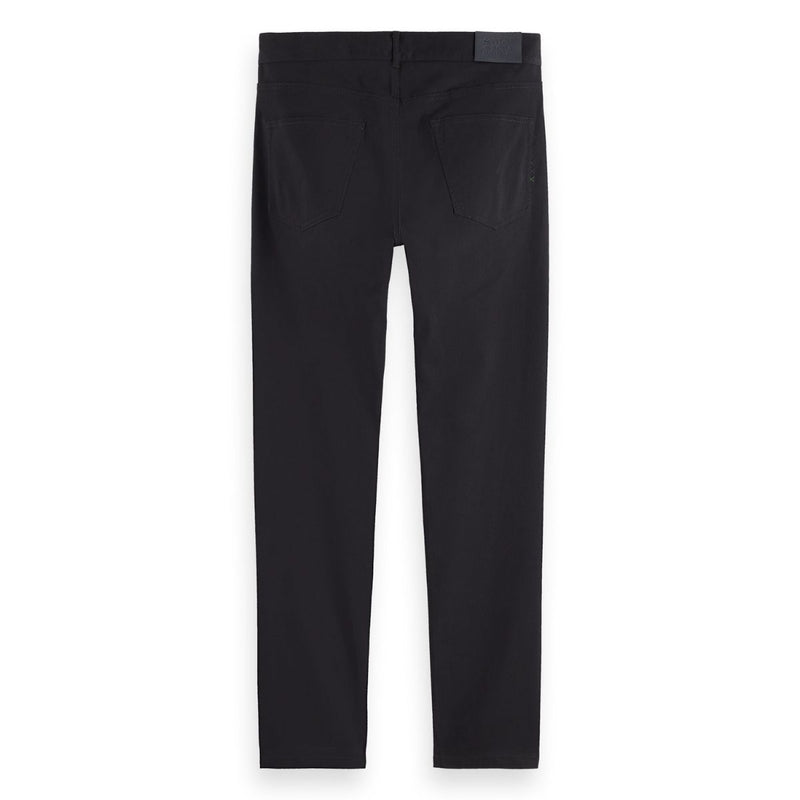 Ralston Cotton Regular Slim 5 Pocket Jeans - Black
