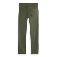 Ralston- Cotton-Blend Twill Regular Slim Fit 5-Pocket Pant - Thyme