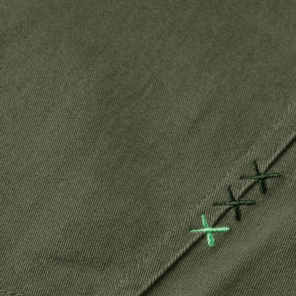 Ralston- Cotton-Blend Twill Regular Slim Fit 5-Pocket Pant - Thyme