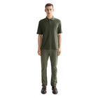 Ralston- Cotton-Blend Twill Regular Slim Fit 5-Pocket Pant - Thyme