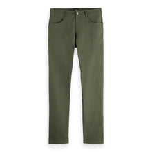 Ralston- Cotton-Blend Twill Regular Slim Fit 5-Pocket Pant - Thyme