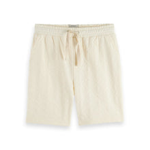 Jacquard Terry Sweatshorts - Eggnog