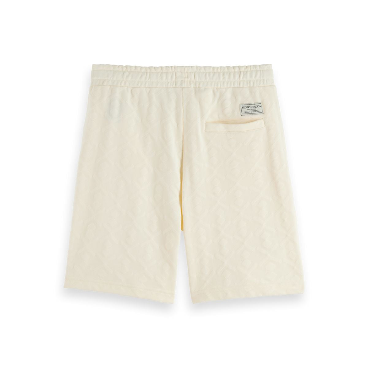 Jacquard Terry Sweatshorts - Eggnog