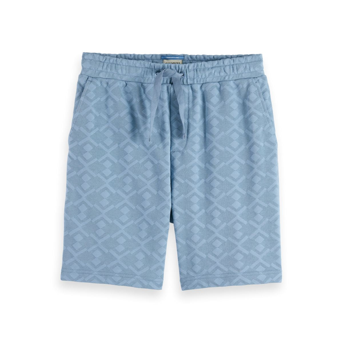 Jacquard Terry Sweatshorts - Faded Denim