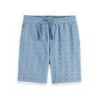 Jacquard Terry Sweatshorts - Faded Denim