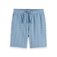 Jacquard Terry Sweatshorts - Faded Denim