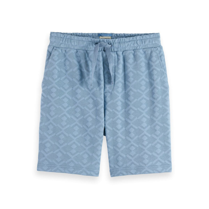 Jacquard Terry Sweatshorts - Faded Denim