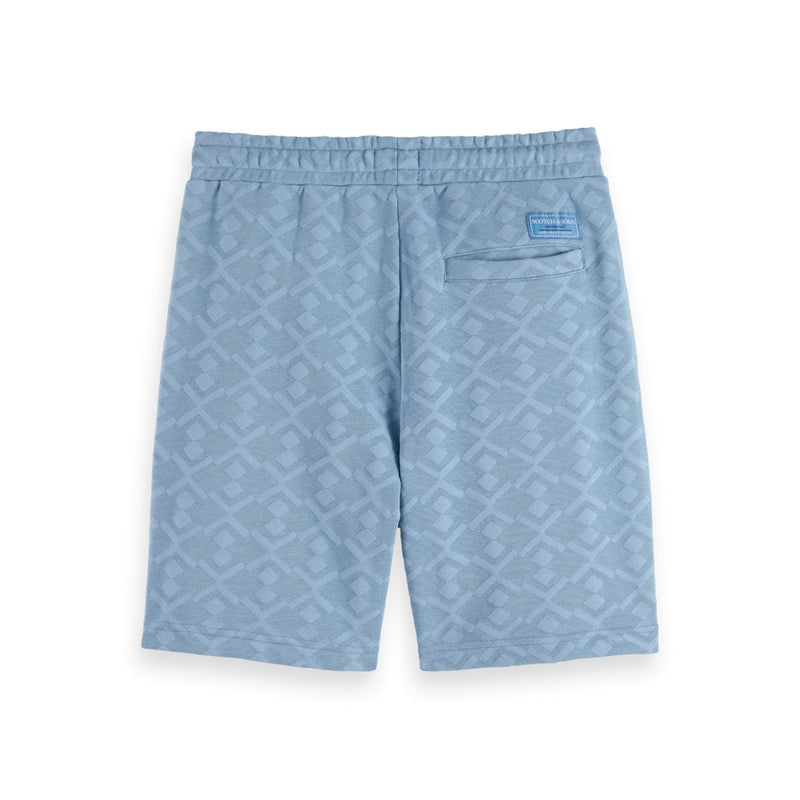 Jacquard Terry Sweatshorts - Faded Denim
