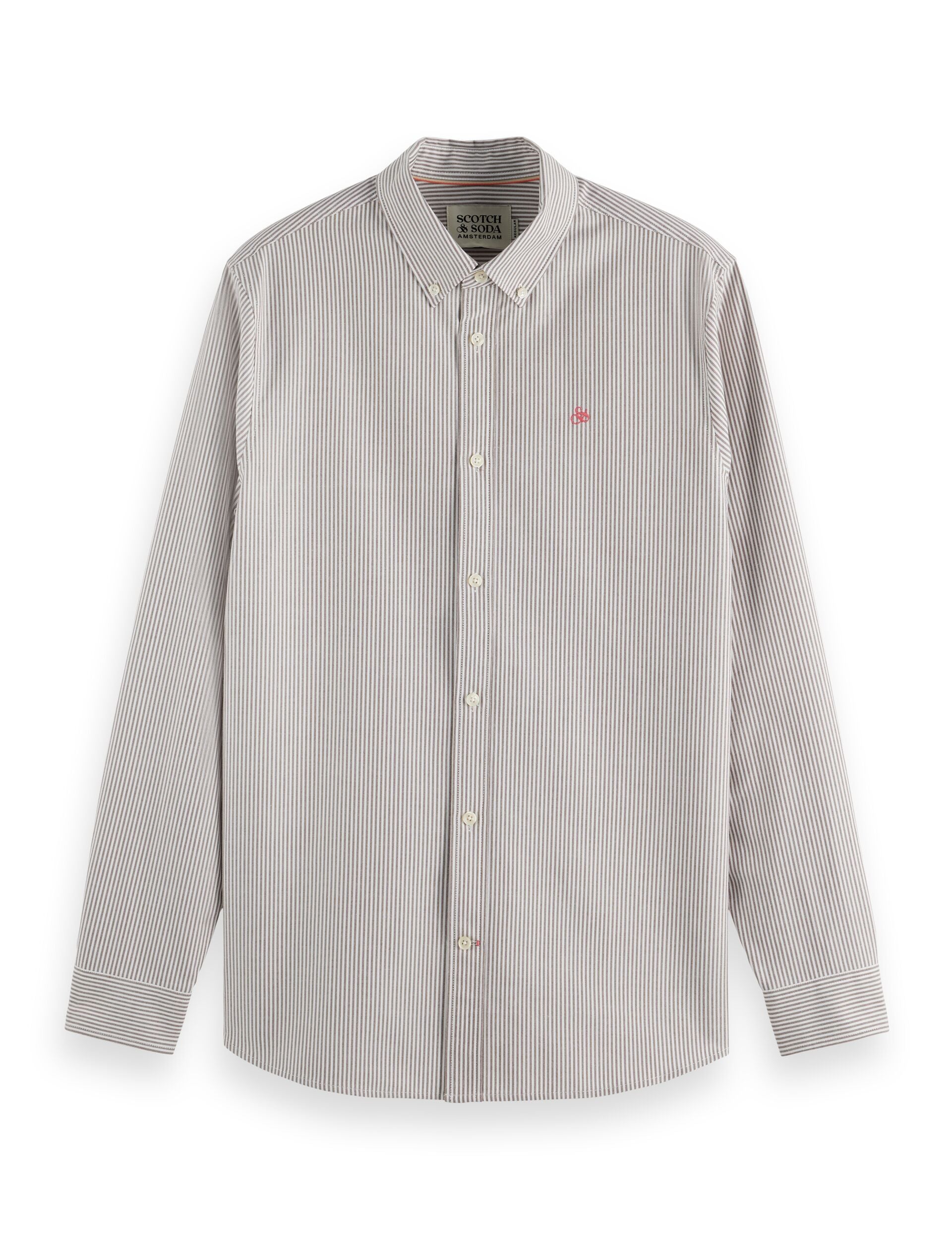 Striped Regular Shirt - Soft Silt Stripe