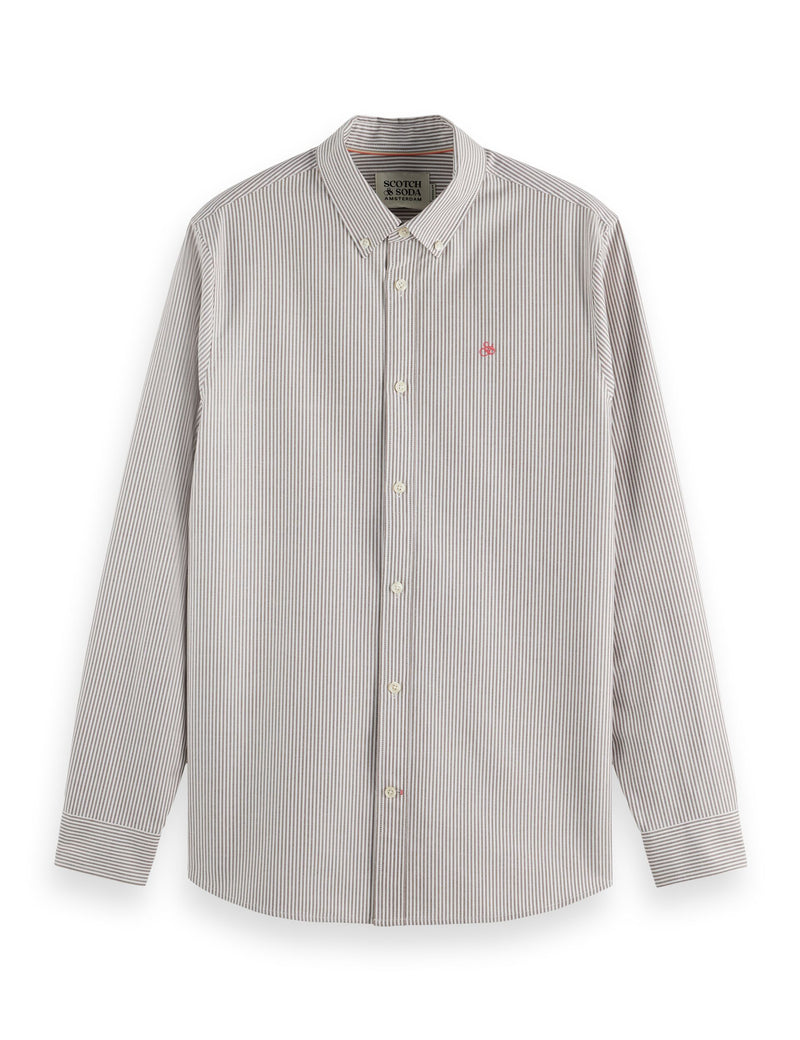 Striped Regular Shirt - Soft Silt Stripe
