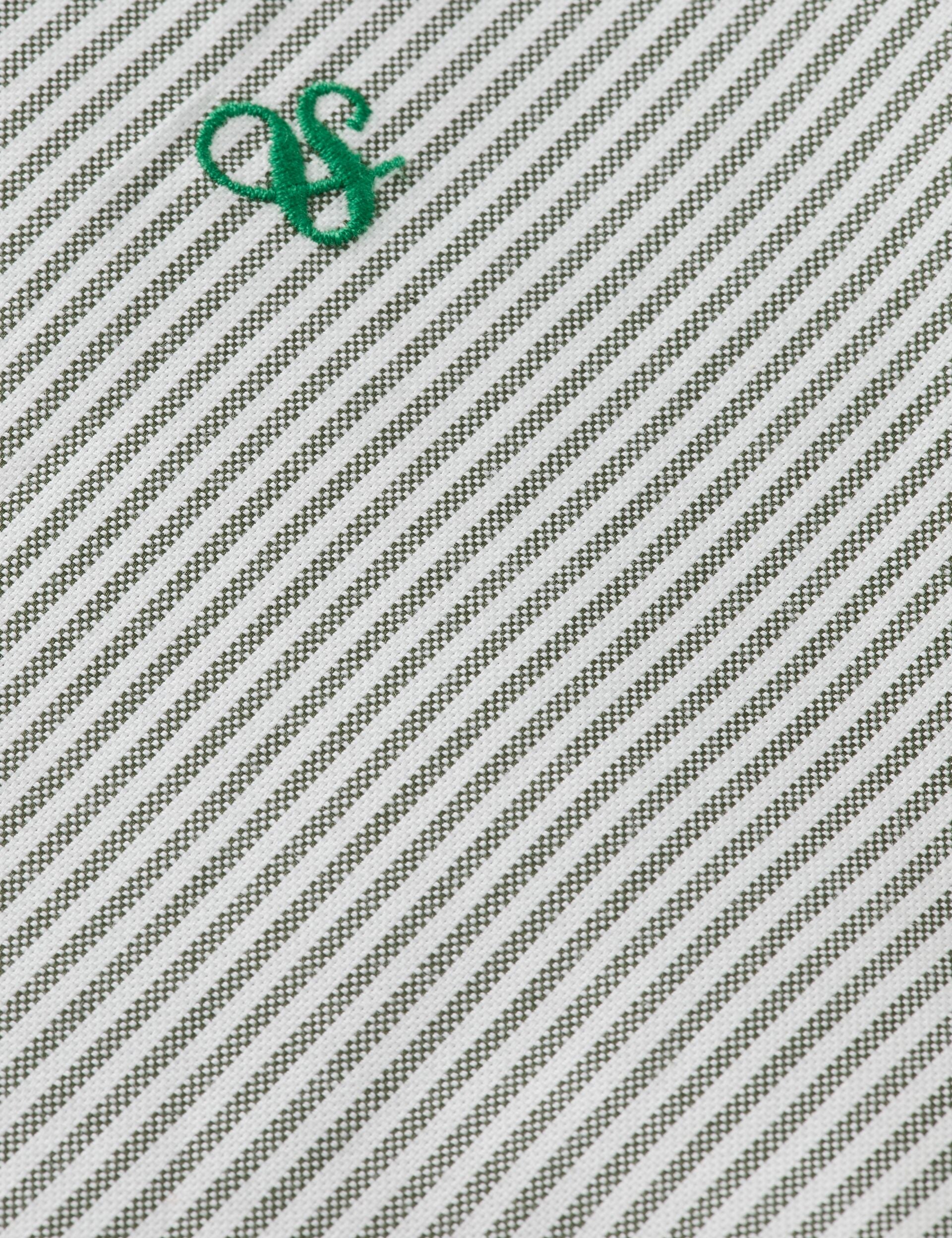 Striped Regular Shirt - Thyme Stripe