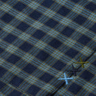 Relaxed Fit Lightweight Flannel Check Shirt - Sky Captain Check