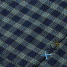Relaxed Fit Lightweight Flannel Check Shirt - Sky Captain Check