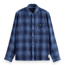 Relaxed Fit Shadow Check Shirt - Peacoat Shadow Check