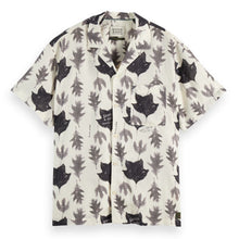 Relaxed-Fit Short-Sleeved Tencel Aop Shirt - Eggnog