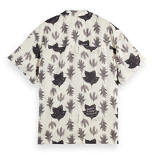 Relaxed-Fit Short-Sleeved Tencel Aop Shirt - Eggnog