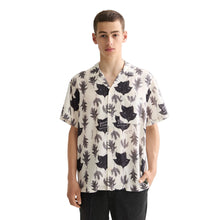 Relaxed-Fit Short-Sleeved Tencel Aop Shirt - Eggnog