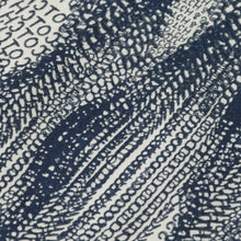 Relaxed Fit Short-Sleeved Tencel Aop Shirt - Batik Logo Print Navy