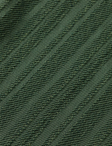 Tonal Striped Short-Sleeved Shirt - Thyme