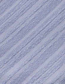 Tonal Striped Short Sleeved Shirt - Languid Lavender