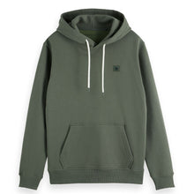 Sweat à capuche coupe classique avec logo - Vert foncé