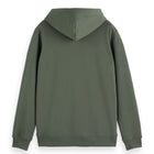 Sweat à capuche coupe classique avec logo - Vert foncé