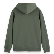 Sweat à capuche coupe classique avec logo - Vert foncé