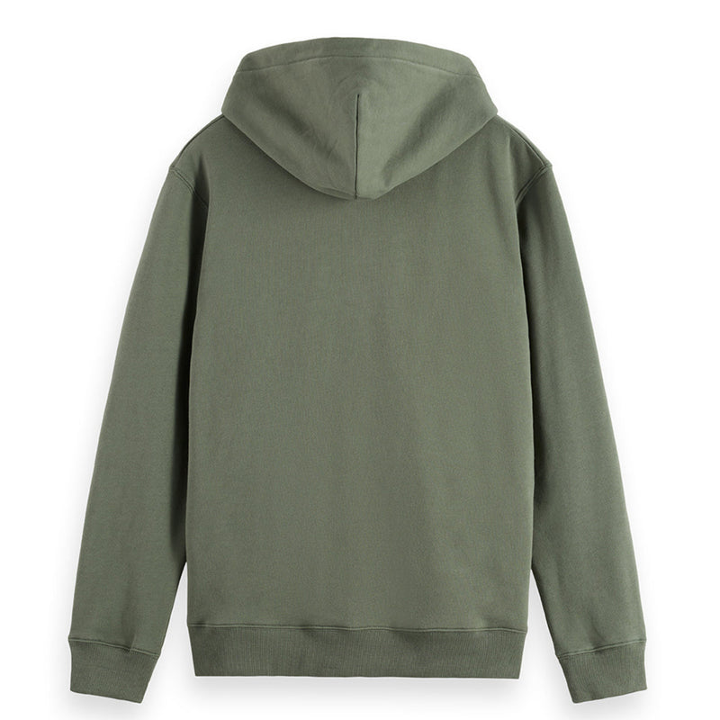 Full Zip Logo Hoodie - Dark Green