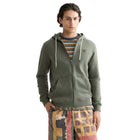 Full Zip Logo Hoodie - Dark Green