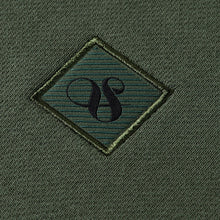 Sweat à capuche coupe classique avec logo - Vert foncé