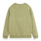 Melange Crew Neck Sweatshirt - Calla Green Melange