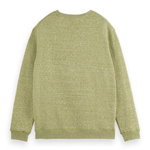 Melange Crew Neck Sweatshirt - Calla Green Melange