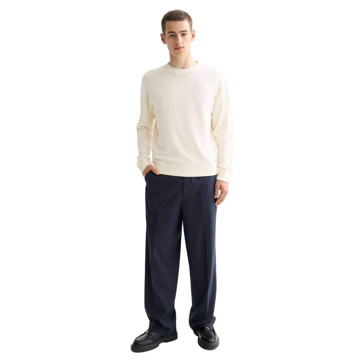 Structured Sweatshirt - Eggnog