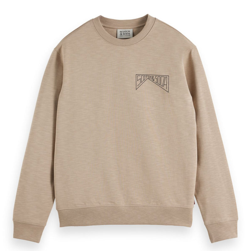 Left Chest Logo Sweatshirt - Plaza Taupe