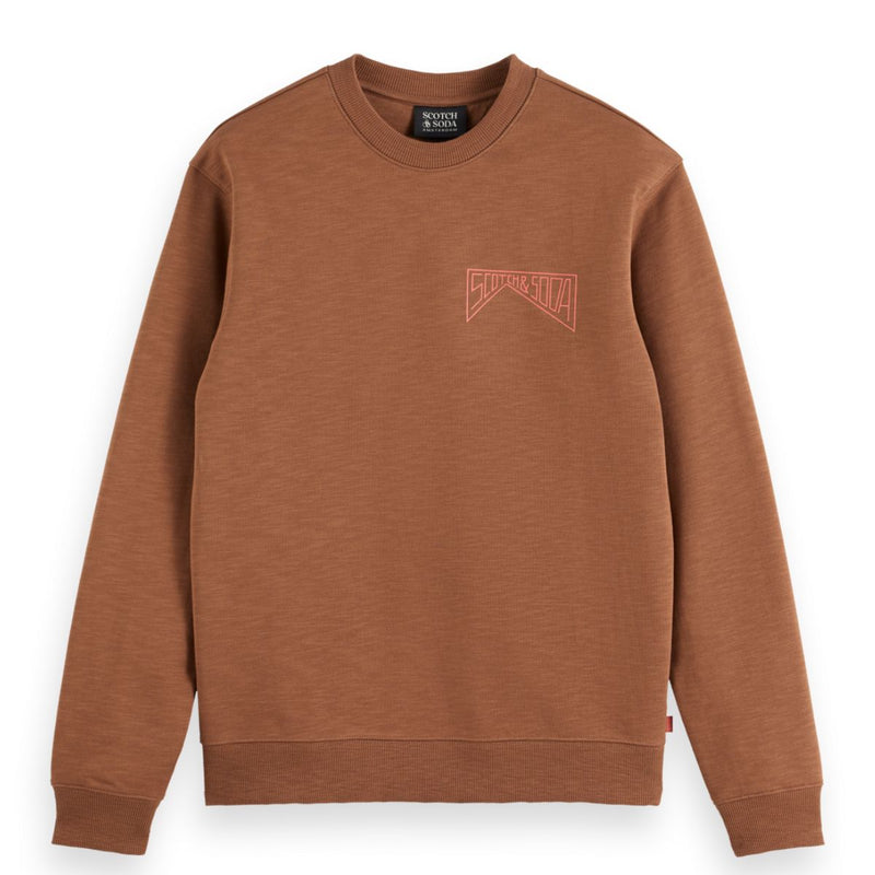 Left Chest Logo Sweatshirt - Soft Silt