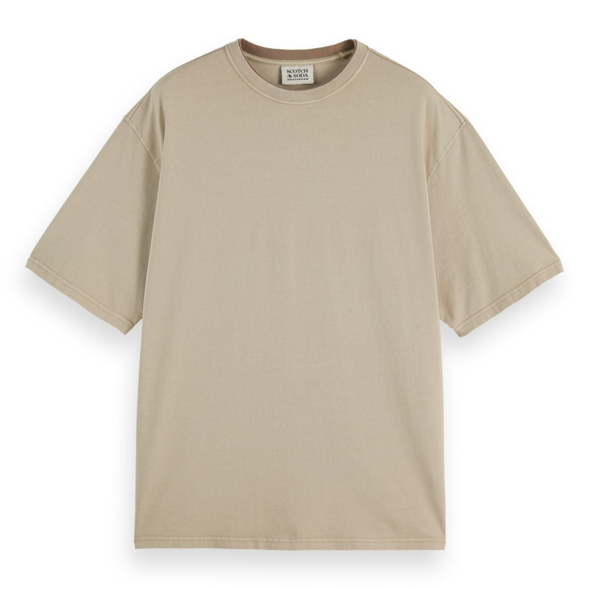 3 Crosses Garment Dye T-Shirt - Plaza Taupe